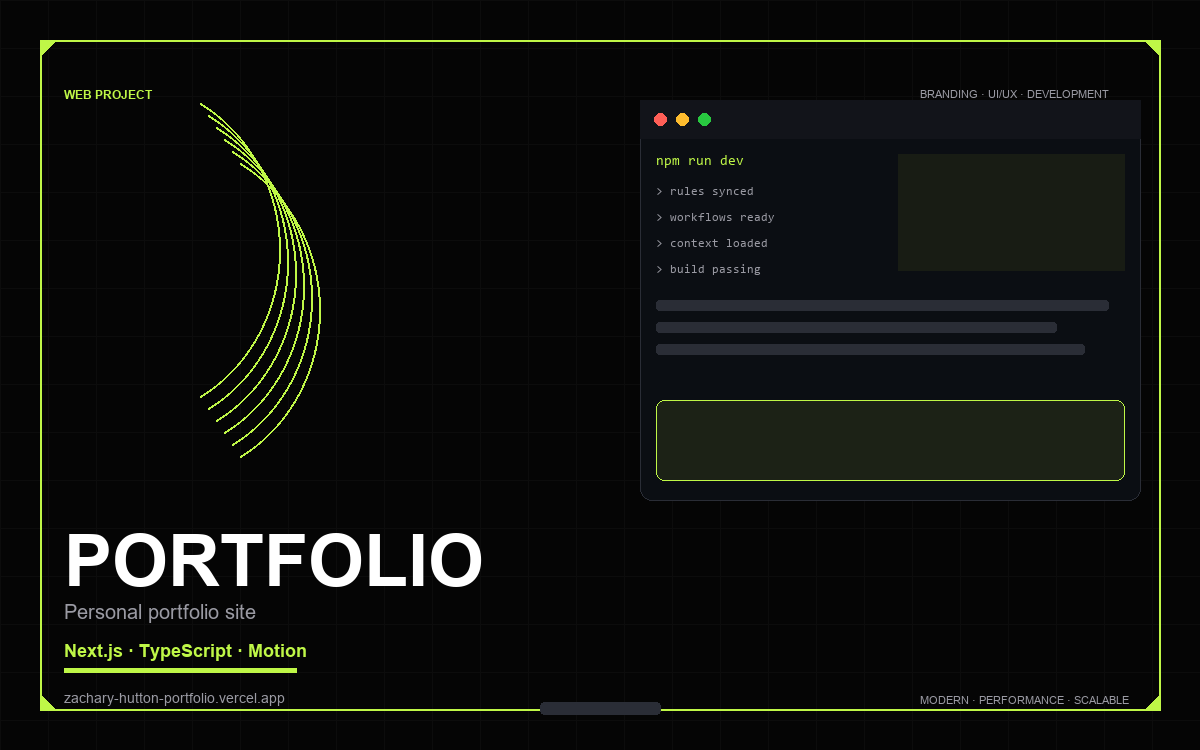 Portfolio, personal site